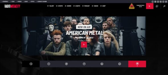 Radio.MegaCity Homepage