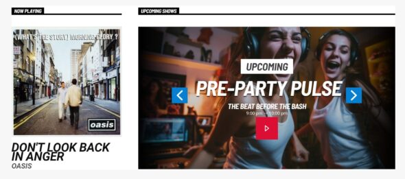 Radio.MegaCity "Now Playing" and Upcoming Shows